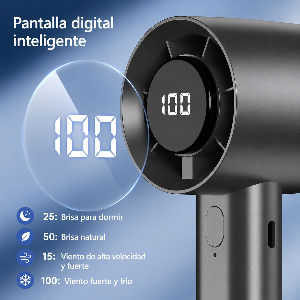 Mini Ventilador Portátil 2 en 1